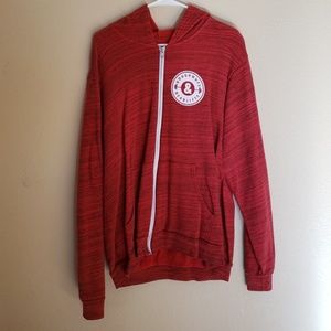 Doughnuts and Deadlifts Full Zipe Hoodie XL